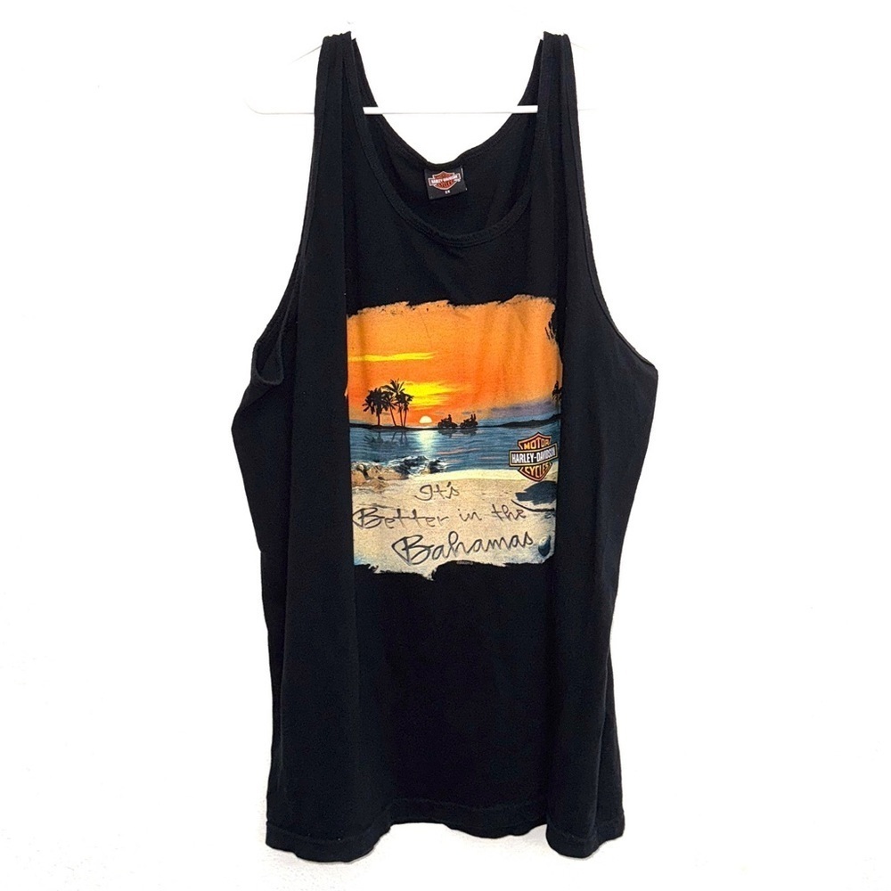 Harley Davidson Bahamas Sleeveless Tank Top Size 2XL